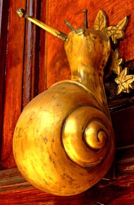 snail door knocker