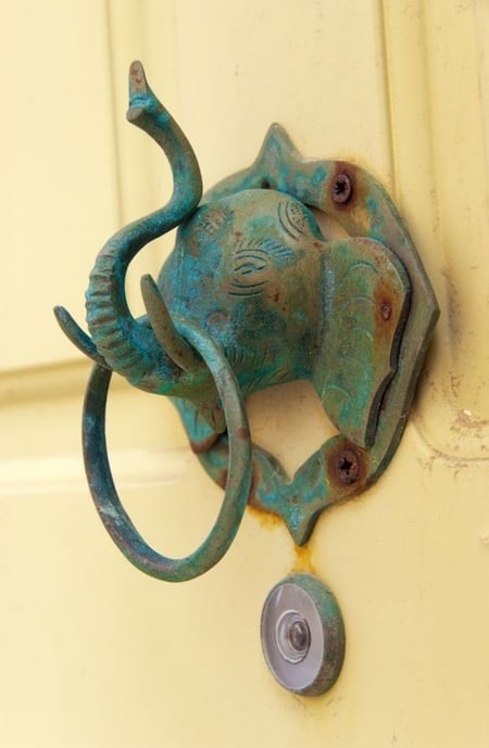 elephant door knocker