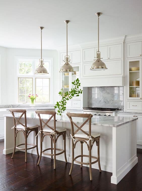 tall counter stools bring new life to kitchen island