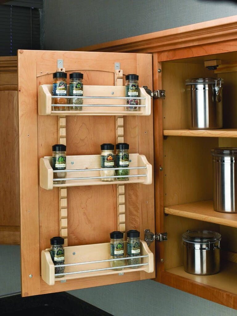 door-mounted spice rack from Richelieu