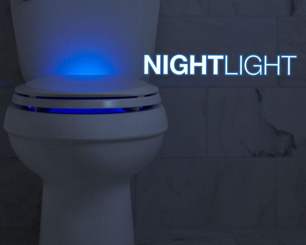 lighted toilet seat