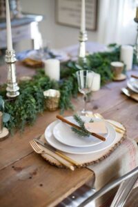 Elegant Holiday Place Setting