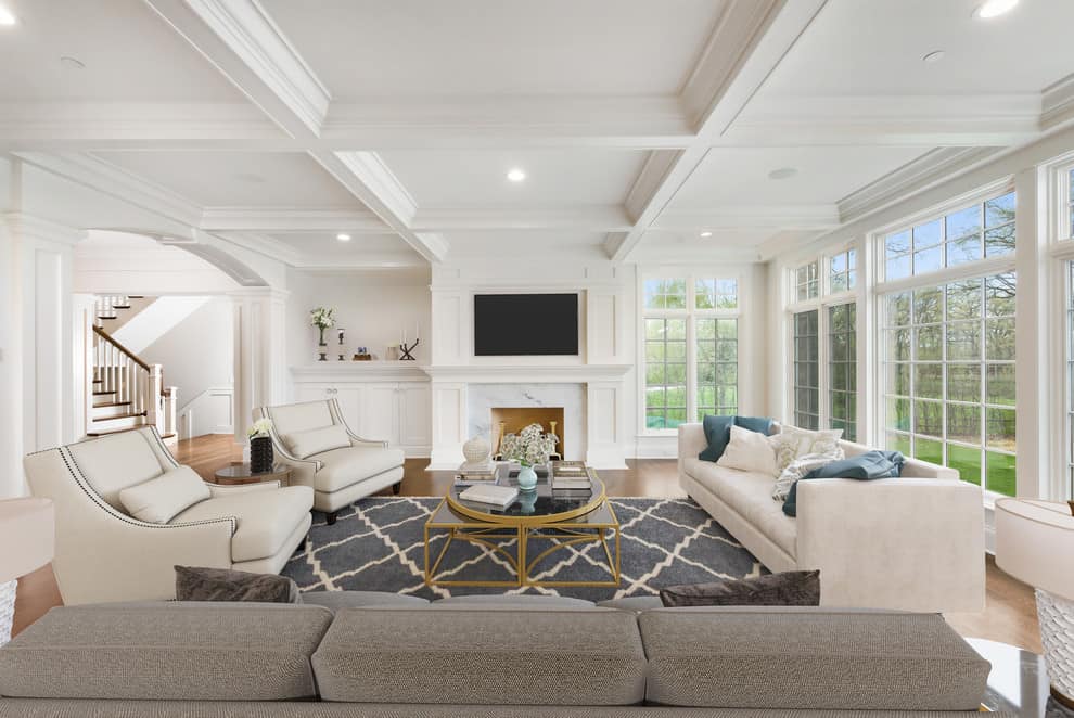 Family Room with fireplace