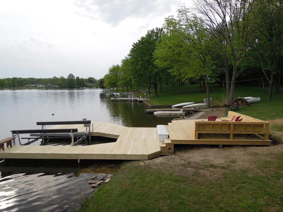 Boat dock and deck