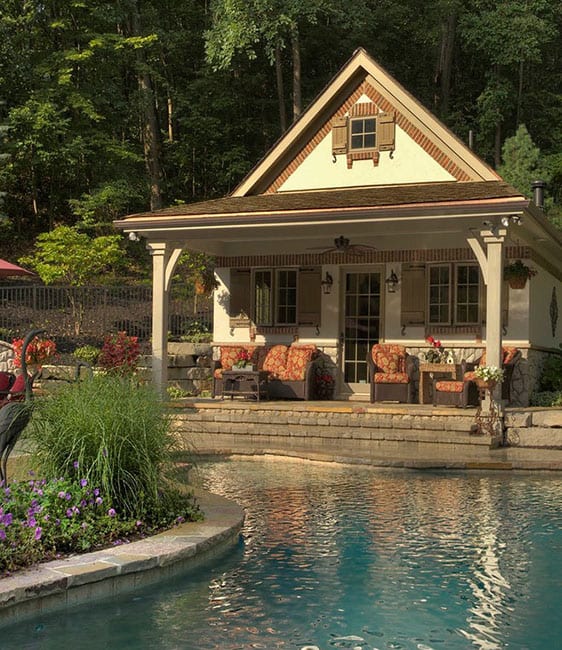 Pool house