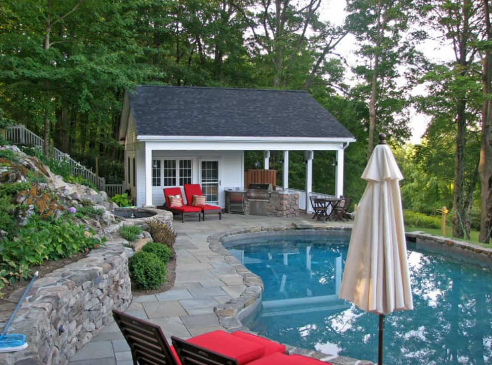 Small pool house