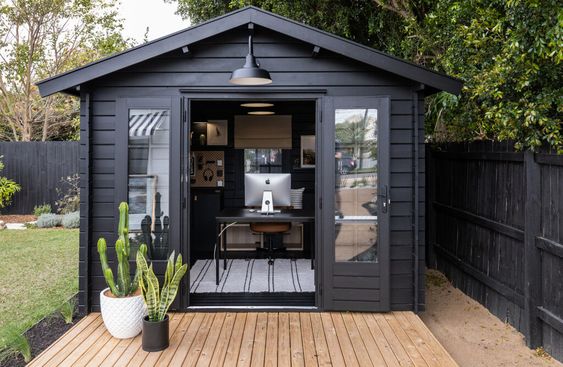 Black shed