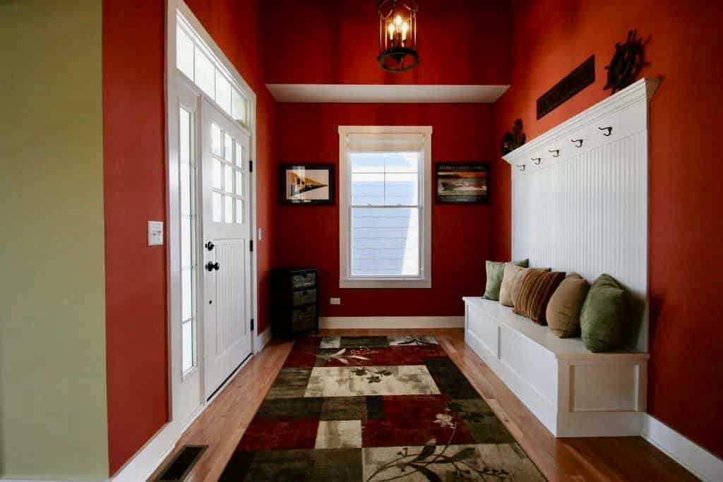 Red entryway