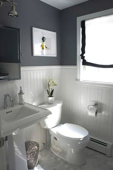 Wainscoting bathroom