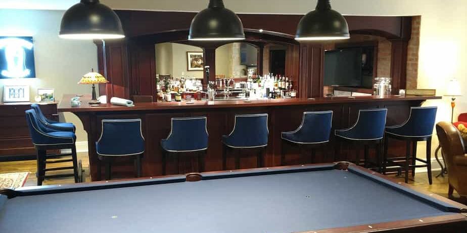 basement lighting New Canaan CT Dave Mott pool room square 1 basement lighting New Canaan CT Dave Mott pool room square 1