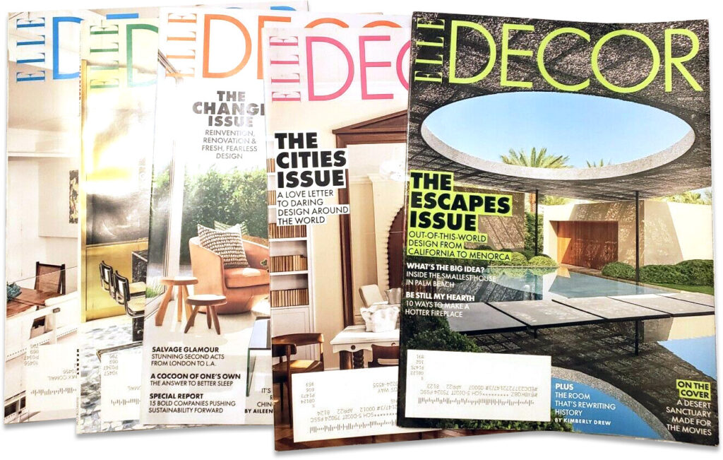 Elle Decor mags