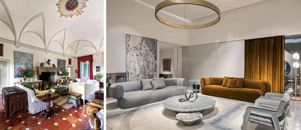 Italian design living room