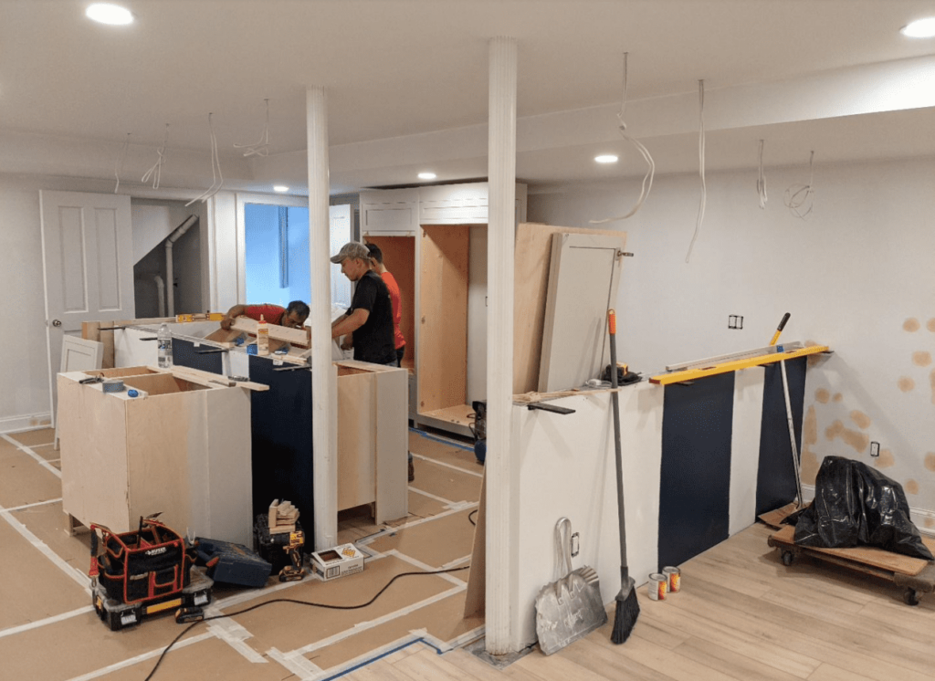 Basement Renovation From Start To Finish | HomeSquare Pro