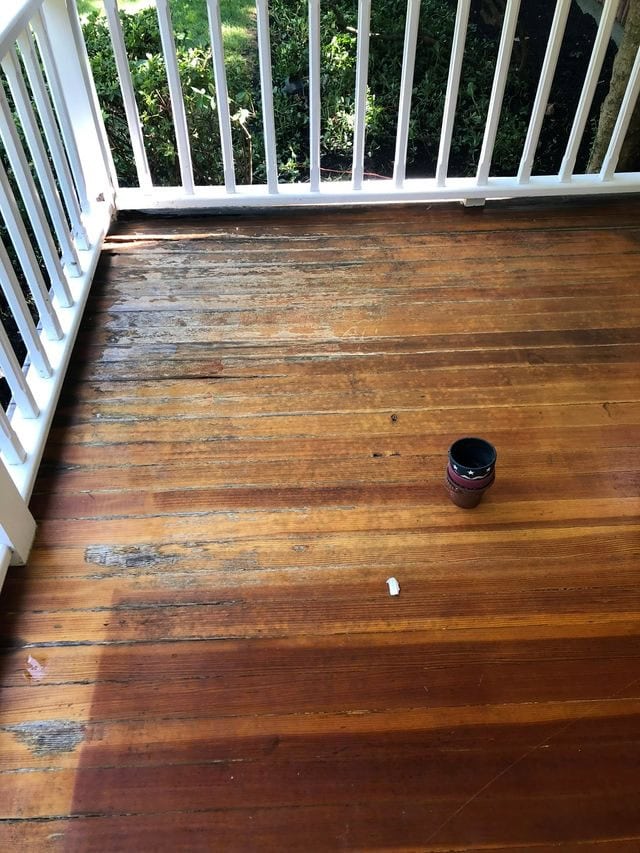 before deck image